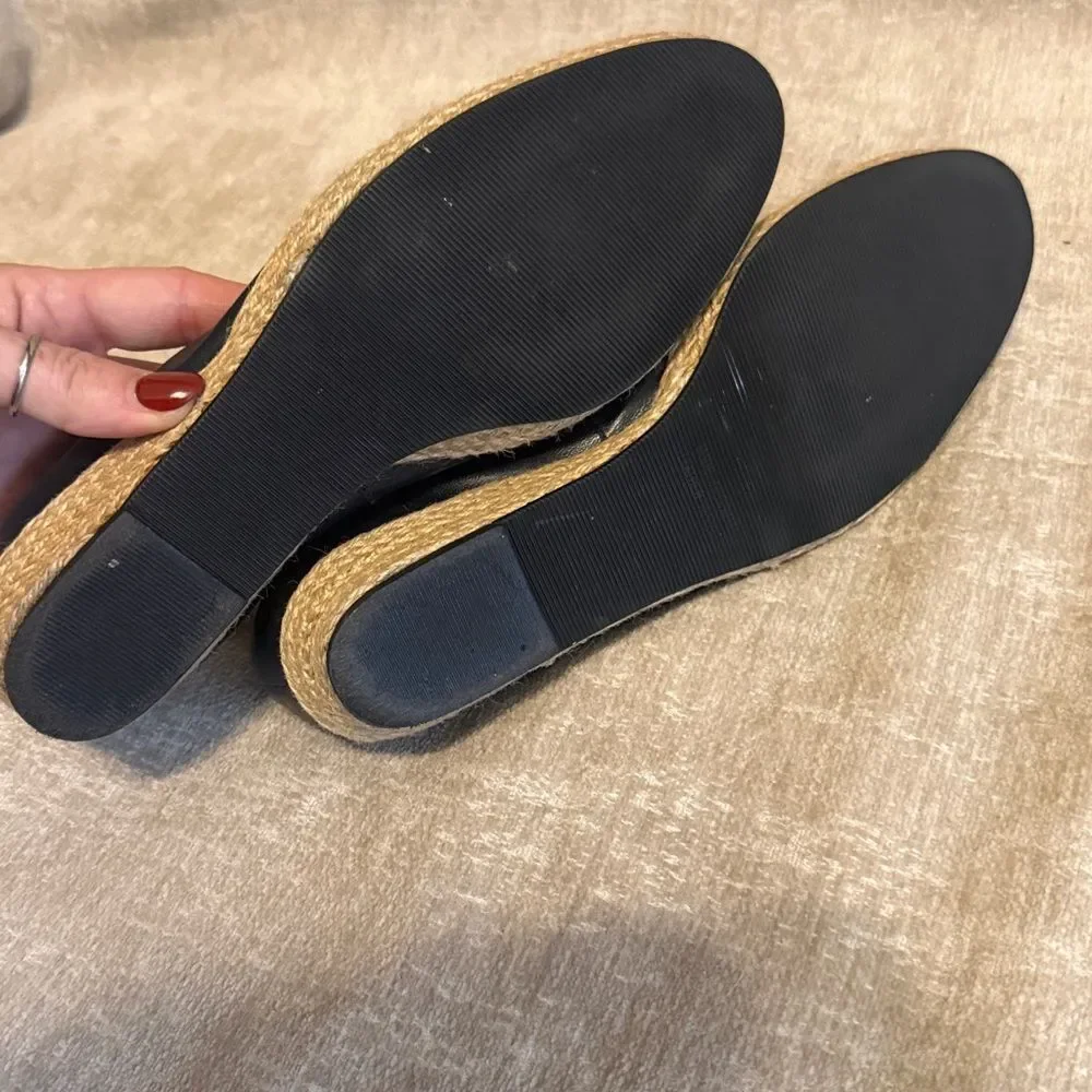 Ros Hommerson Leather Jute Espadrilles